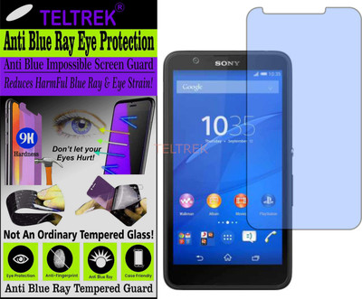 TELTREK Tempered Glass Guard for SONY XPERIA E4 (Impossible UV AntiBlue Light)(Pack of 1)