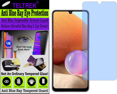 TELTREK Tempered Glass Guard for SAMSUNG GALAXY A32 (Impossible UV AntiBlue Light)(Pack of 1)