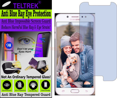 TELTREK Tempered Glass Guard for SAMSUNG GALAXY J7 PLUS (Impossible UV AntiBlue Light)(Pack of 1)