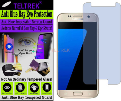 TELTREK Tempered Glass Guard for SAMSUNG GALAXY S7 (SM-G930) (Impossible UV AntiBlue Light)(Pack of 1)