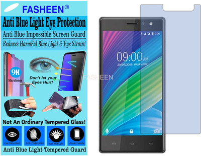 Fasheen Tempered Glass Guard for LAVA X41 PLUS (Impossible UV AntiBlue Light)(Pack of 1)