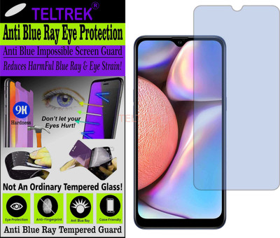 TELTREK Tempered Glass Guard for SAMSUNG A107F (GALAXY A10S) (Impossible UV AntiBlue Light)(Pack of 1)