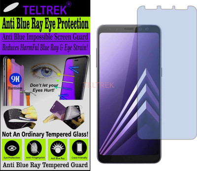 TELTREK Tempered Glass Guard for SAMSUNG GALAXY A8 2018 (Impossible UV AntiBlue Light)(Pack of 1)