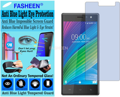 Fasheen Tempered Glass Guard for LAVA X38 (Impossible UV AntiBlue Light)(Pack of 1)