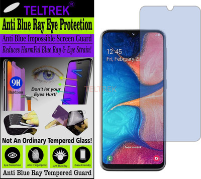TELTREK Tempered Glass Guard for SAMSUNG GALAXY A20E (Impossible UV AntiBlue Light)(Pack of 1)
