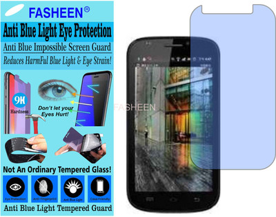 Fasheen Tempered Glass Guard for LAVA IRIS 501 (Impossible UV AntiBlue Light)(Pack of 1)