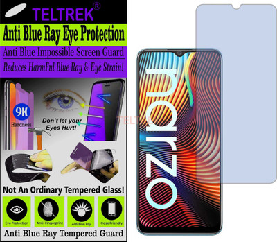 TELTREK Tempered Glass Guard for REALME NARZO 20 (Impossible UV AntiBlue Light)(Pack of 1)