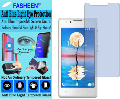 Fasheen Tempered Glass Guard for LAVA A59 (Impossible UV AntiBlue)(Pack of 1)