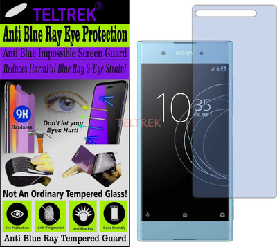 TELTREK Tempered Glass Guard for SONY XPERIA XA1 PLUS DUAL (Impossible UV AntiBlue Light)(Pack of 1)