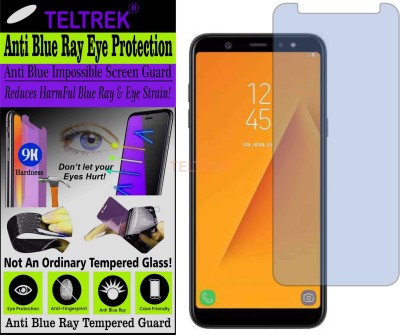 TELTREK Tempered Glass Guard for SAMSUNG GALAXY A6 PLUS 2018 (Impossible UV AntiBlue Light)(Pack of 1)