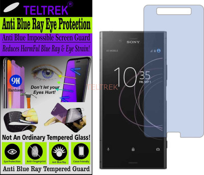 TELTREK Tempered Glass Guard for SONY XPERIA XZ1 (Impossible UV AntiBlue Light)(Pack of 1)