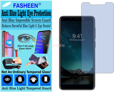 Fasheen Tempered Glass Guard for LAVA Z51 (Impossible UV AntiBlue Light)(Pack of 1)