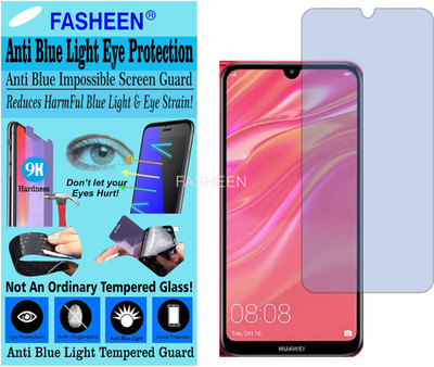 Fasheen Tempered Glass Guard for HUAWEI Y7 (2019) (Impossible UV AntiBlue Light)(Pack of 1)