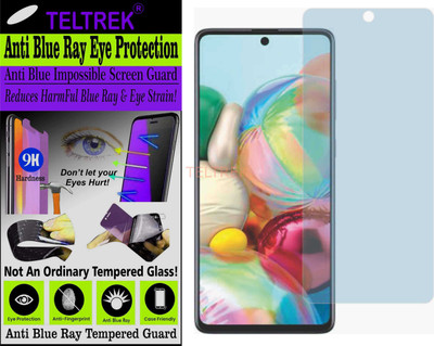 TELTREK Tempered Glass Guard for SAMSUNG A71 5G UW (Impossible UV AntiBlue Light)(Pack of 1)