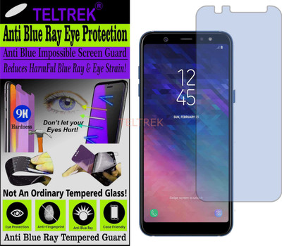 TELTREK Tempered Glass Guard for SAMSUNG GALAXY A6 (2018) (Impossible UV AntiBlue Light)(Pack of 1)