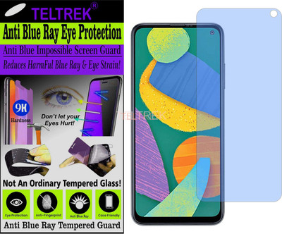 TELTREK Tempered Glass Guard for SAMSUNG F52 5G (Impossible UV AntiBlue Light)(Pack of 1)