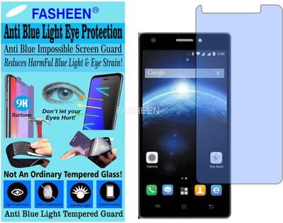 Fasheen Tempered Glass Guard for LAVA IRIS X5 (Impossible UV AntiBlue Light)(Pack of 1)