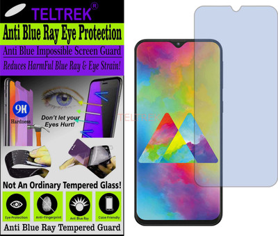 TELTREK Tempered Glass Guard for SAMSUNG M20 (Impossible UV AntiBlue Light)(Pack of 1)