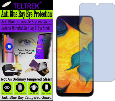 TELTREK Tempered Glass Guard for SAMSUNG GALAXY A30 (Impossible UV AntiBlue Light)(Pack of 1)