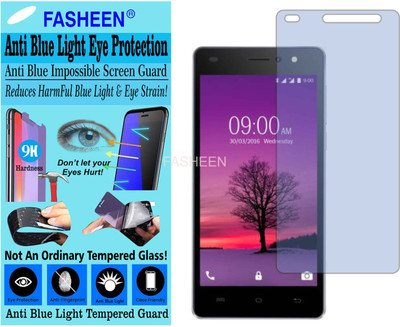 Fasheen Tempered Glass Guard for LAVA A72 (Impossible UV AntiBlue Light)(Pack of 1)