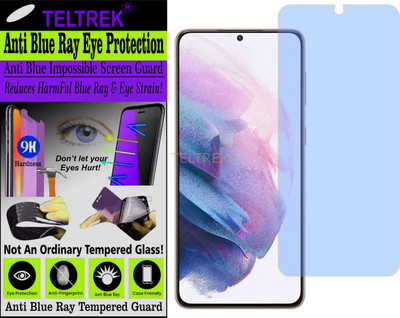 TELTREK Tempered Glass Guard for SAMSUNG GALAXY S21 PLUS 5G (Impossible UV AntiBlue)(Pack of 1)