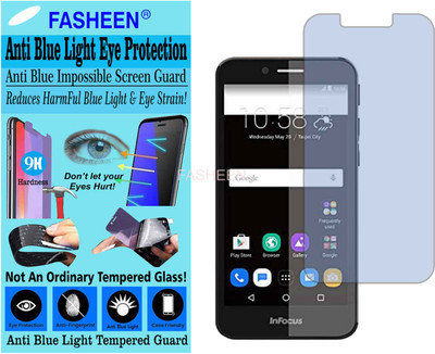 Fasheen Tempered Glass Guard for INFOCUS M260 (Impossible UV AntiBlue Light)(Pack of 1)