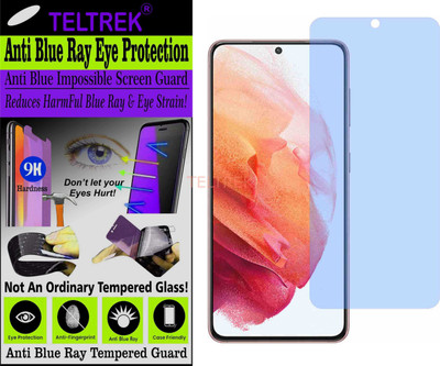 TELTREK Tempered Glass Guard for SAMSUNG GALAXY S21 5G (Impossible UV AntiBlue Light)(Pack of 1)
