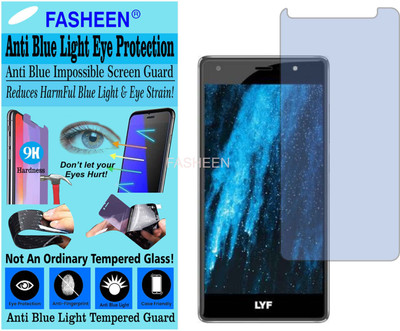 Fasheen Tempered Glass Guard for JIO LYF F1S (Impossible UV AntiBlue Light)(Pack of 1)
