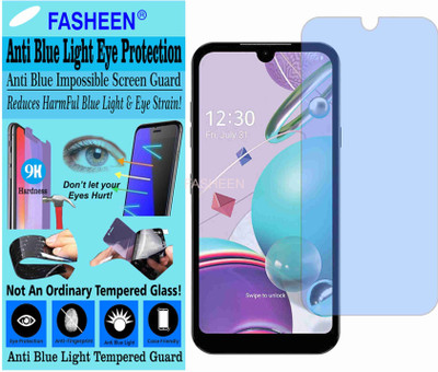 Fasheen Tempered Glass Guard for LG K31 (Impossible UV AntiBlue Light)(Pack of 1)