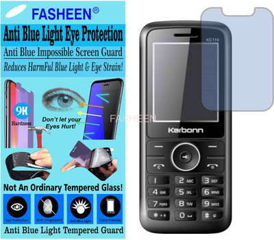 Fasheen Tempered Glass Guard for KARBONN KC110 (Impossible UV AntiBlue Light)(Pack of 1)