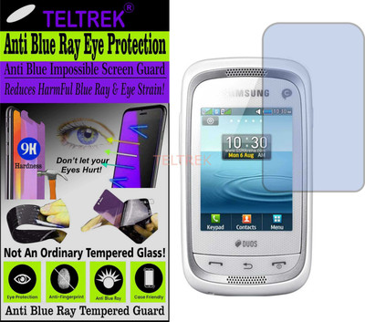 TELTREK Tempered Glass Guard for SAMSUNG CHAMP NEO DUOS C3262 (Impossible UV AntiBlue Light)(Pack of 1)