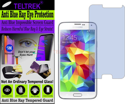 TELTREK Tempered Glass Guard for SAMSUNG GALAXY S5 (Impossible UV AntiBlue Light)(Pack of 1)