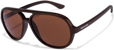 Fastrack Aviator Sunglasses(For Men & Women, Brown)
