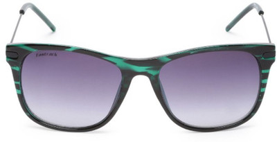 Fastrack Retro Square Sunglasses(For Men, Black)