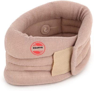 DGARYS Soft Cervical Collar Adjustable Neck brace With Extra Support Relieves Pain Neck Support(Beige)