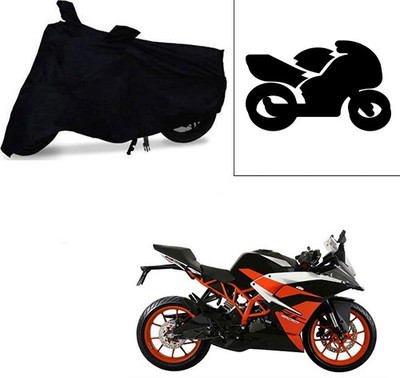 Feel heaven Two Wheeler Cover for KTM(RC 200, Black)
