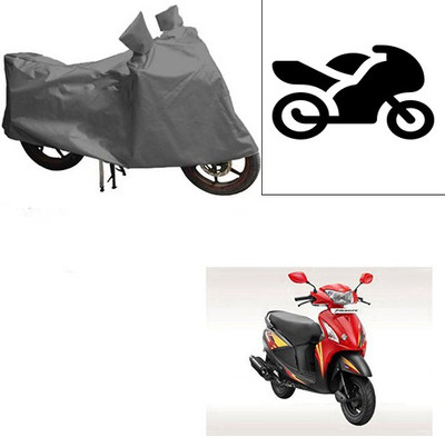 Feel heaven Two Wheeler Cover for Hero(Pleasure, Silver)