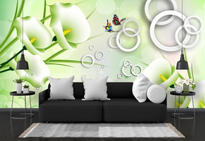 Imagine Printing Solutions Floral & Botanical Green Wallpaper(318 cm x 40 cm)
