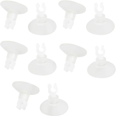 HOIVA Pack of 10 Airline Tube Holders Clamps Aquarium Suction Cup Clips Clear Airline Tube Clips Holders Fish Tank Water Pipe Fixing Clip for Aquarium Aquarium Tool
