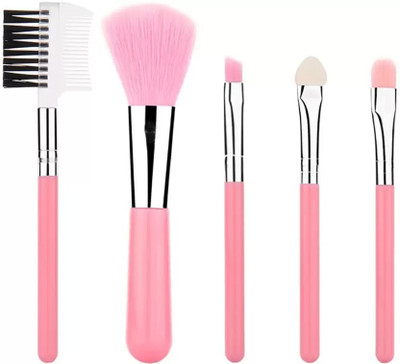 INDIANA HUDA Durable 5 Pcs Eyeshadow Makeup Brush Set With Ultra soft bristle(Pack of 5)