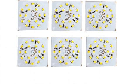 ambert 7 W Basic Circline Plug & Play LED Bulb(White, Pack of 6)