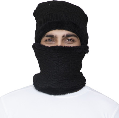ruby collection Self Design Beanie Cap