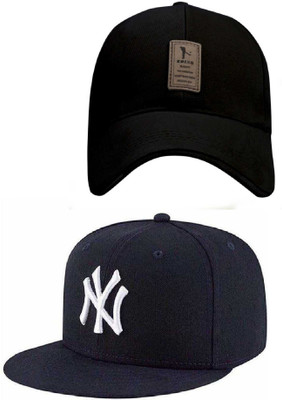 b for u Solid Snapback Cap Cap(Pack of 2)