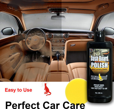KANGAROO Liquid Car Polish for Bumper, Dashboard, Exterior(400 ml, Pack of 2)