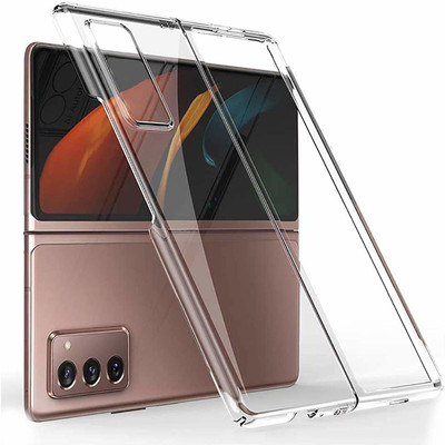 CASE CREATION Back Cover for Samsung Galaxy Z Fold 3 2021 Case Matte Rubberised Finish Hard Back Cover 360 Protection(Transparent, Grip Case, Pack of: 1)