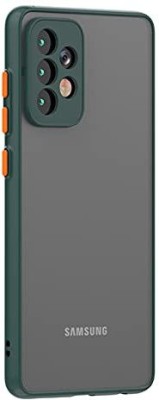 Lustree Back Cover for Samsung Galaxy M32 5G Smoke Case(Green, Camera Bump Protector, Pack of: 1)