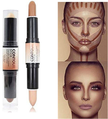 NADJA Highlighter and Contour Stick Highlighter (cream) Concealer(BROWN, 8 g)