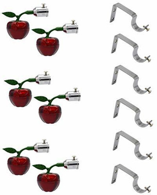 Rab Silver, Red Rod Rail Bracket(Pack of 6)
