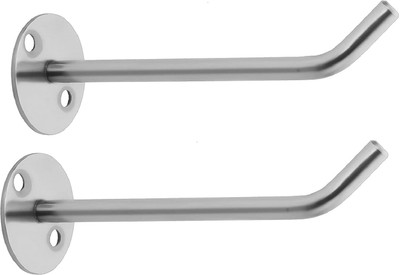 Nixnine NX2706 Stainless Steel Display Hook Hanger Showroom/Mobile Shop/Wall Mount/Clothing (12 Inch) Pack of 2 Door Hanger