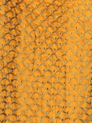 Dudheeba Textiles Silk Blend Embroidered Blouse Material